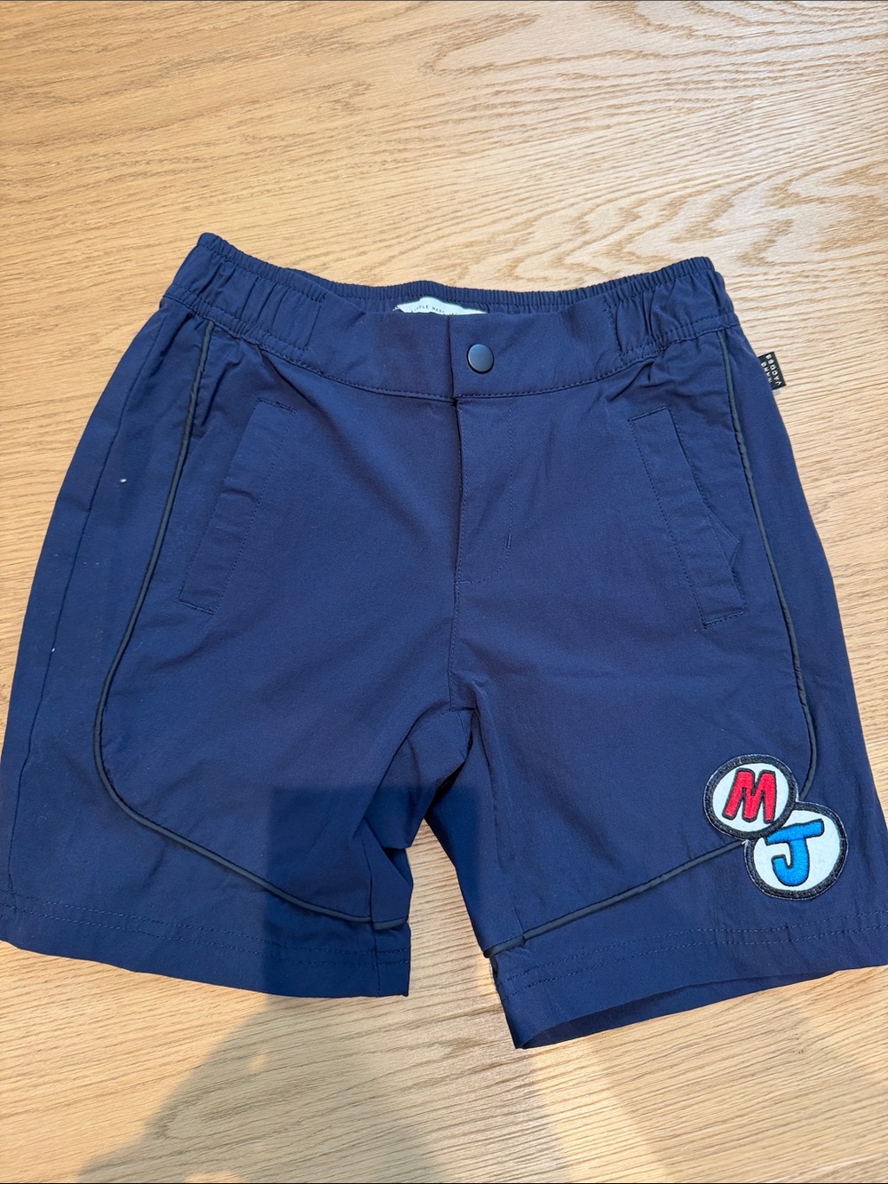 Marc Jacobs Navy Blue Boys Shorts with Side Piping